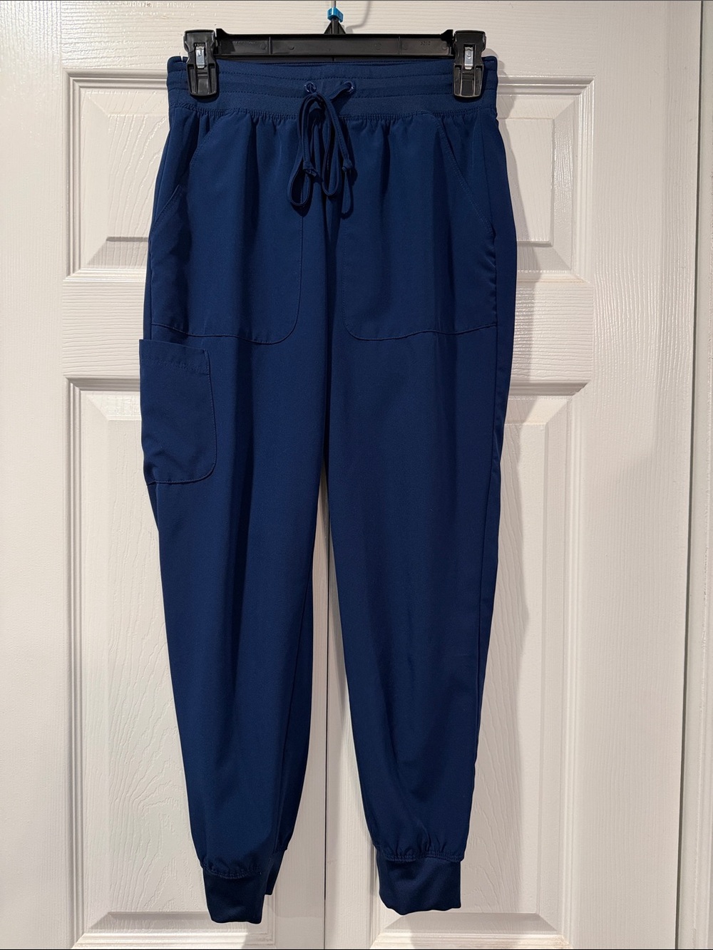 Women's Navy Drawstring Jogger Scrub Pants XS